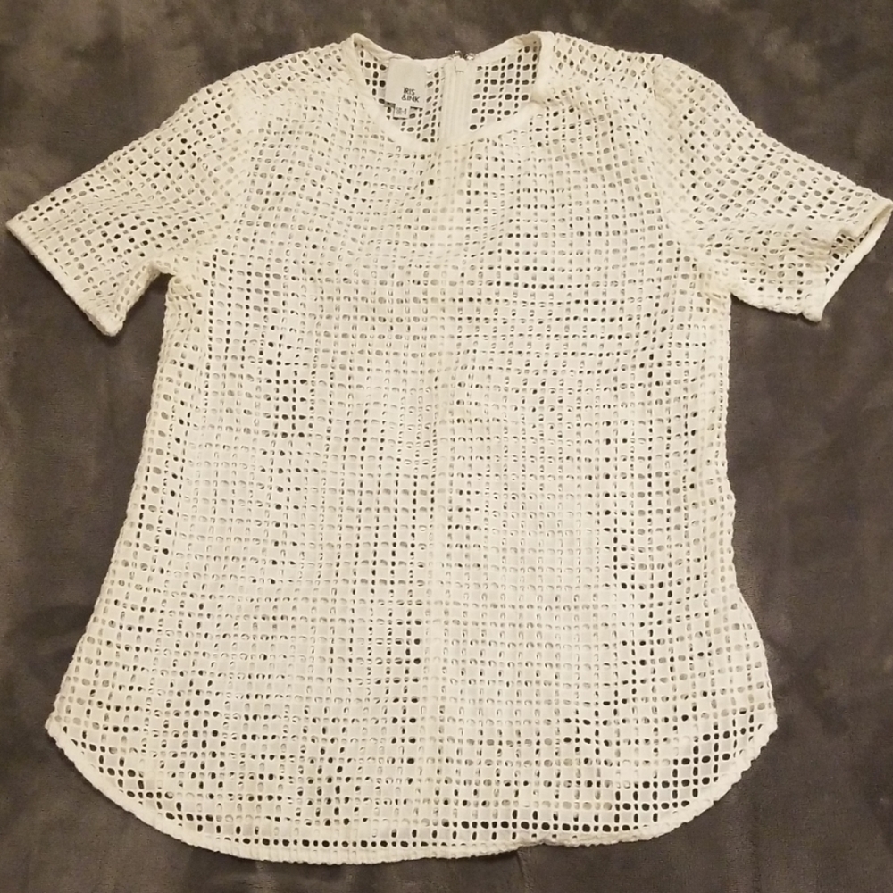 Iris and ink top